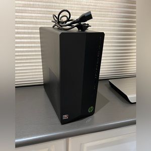 HP Pavilion Black Gaming Desktop Computer TG01-2170m PC 3060 256GB SSD 8GB RAM